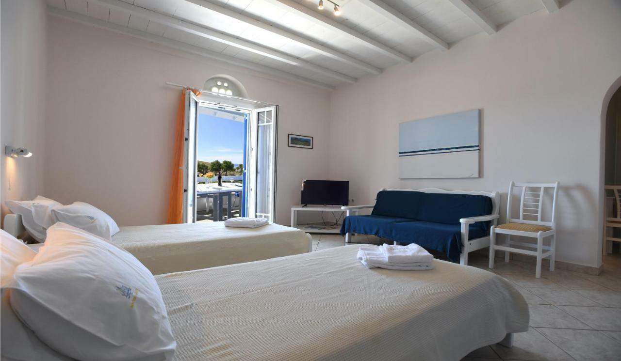 Nostos Beachfront Apartments & Studios Агиос Йоанис Екстериор снимка